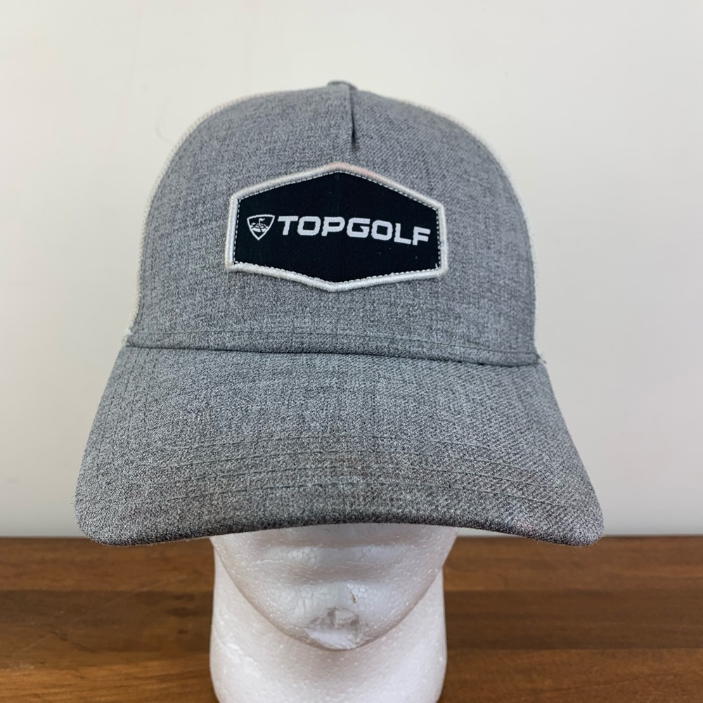 Callaway Cap Hat Top Golf Logo Gray/White Snapback Adjustable Adult TopGolf